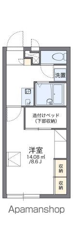レオパレスサニーヴィラAの間取り写真