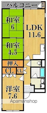 新大宮ハイタウンC棟の間取り写真