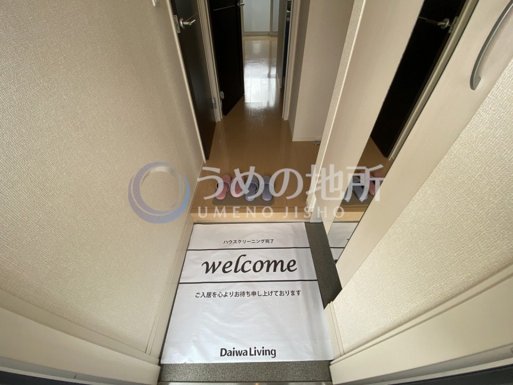 西鉄天神大牟田線 櫛原駅 徒歩17分 2階建 築13年の玄関写真