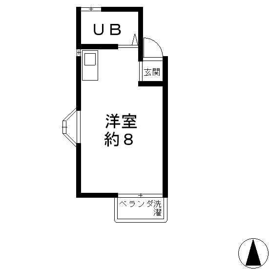サンハイツ東矢倉の間取り写真