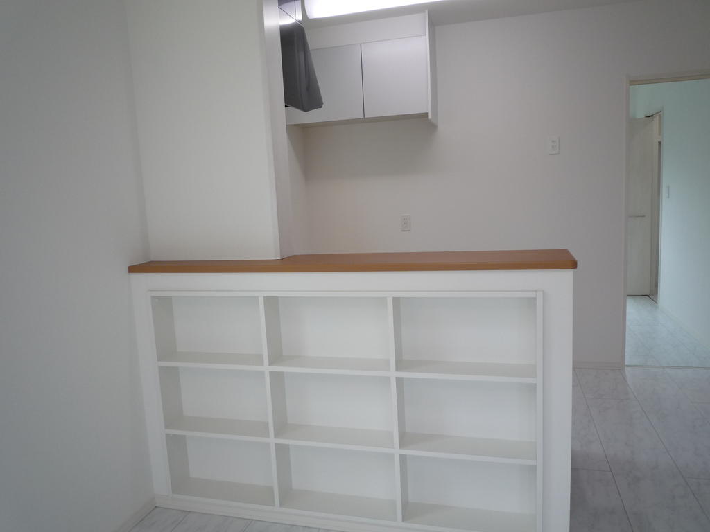 収納　カウンターキッチン