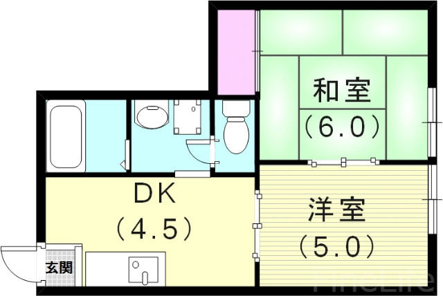 【ルシエール平野C棟の間取り】