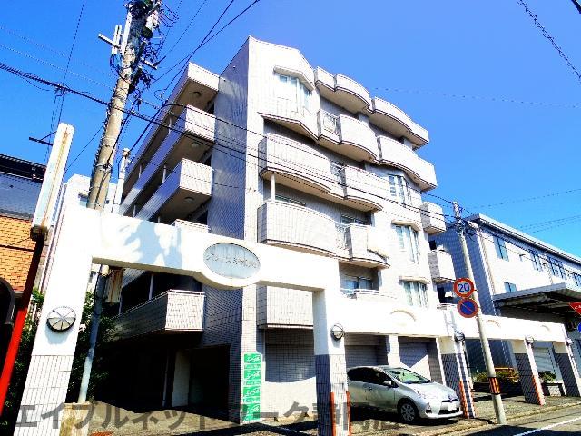 静岡市葵区田町のマンションの建物外観