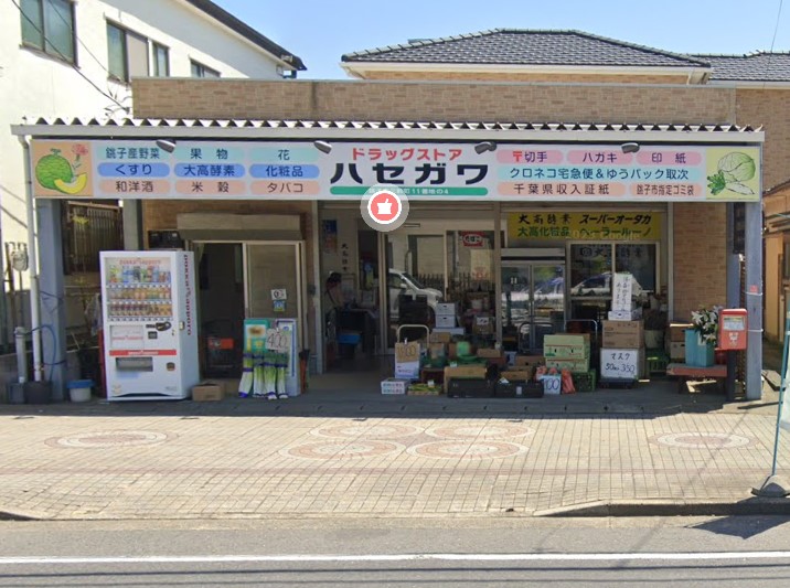 【銚子市明神町のアパートのドラックストア】