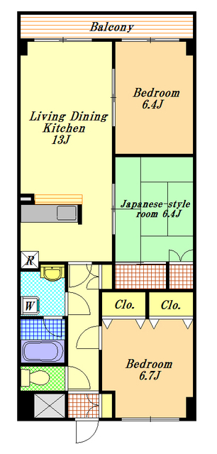 フレア浦安の間取り