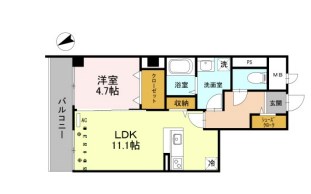 姫路市小姓町のマンションの間取り