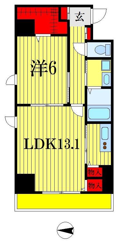 【WHITE　RESIDENCEの間取り】