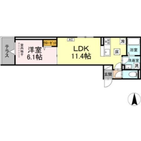 グラナーデ六町II18の間取り