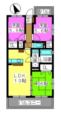 ステラ23の間取り