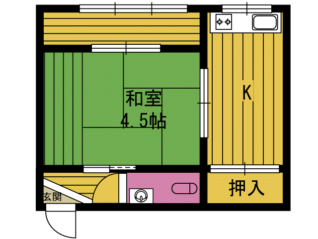 コーポ石垣の間取り