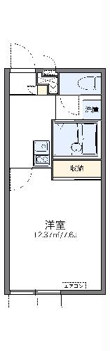 レオパレスひまわり下井沢の間取り