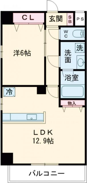 コントレイルりんくう常滑の間取り