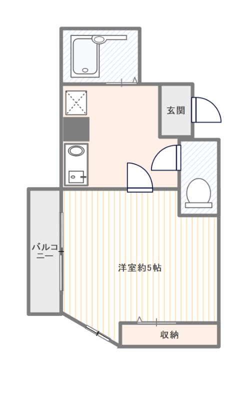 ロジュマン大裕の間取り