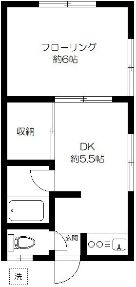 フラワーハイツの間取り