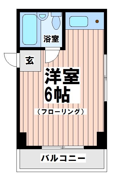 桜コーポの間取り