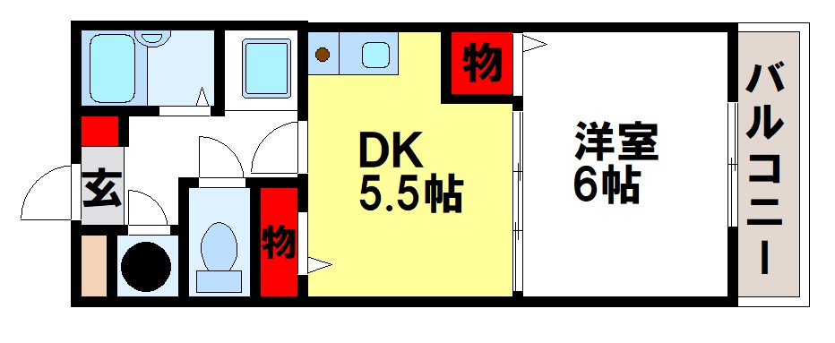 ジュネスシティの間取り