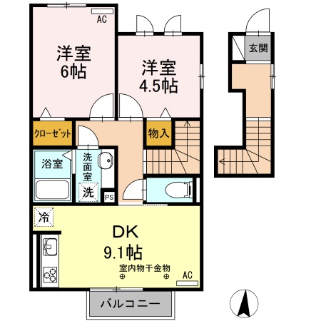 ローズクォーツの間取り