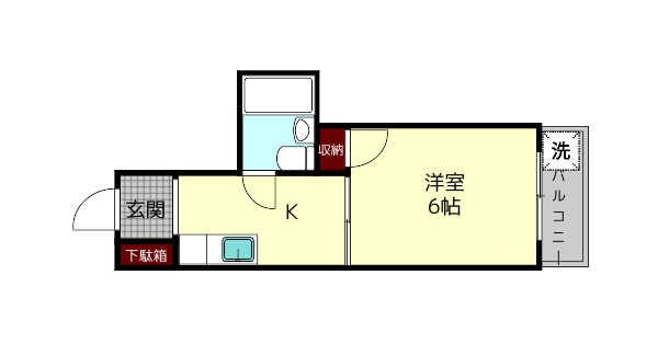 白樺ハイツ大宮Iの間取り