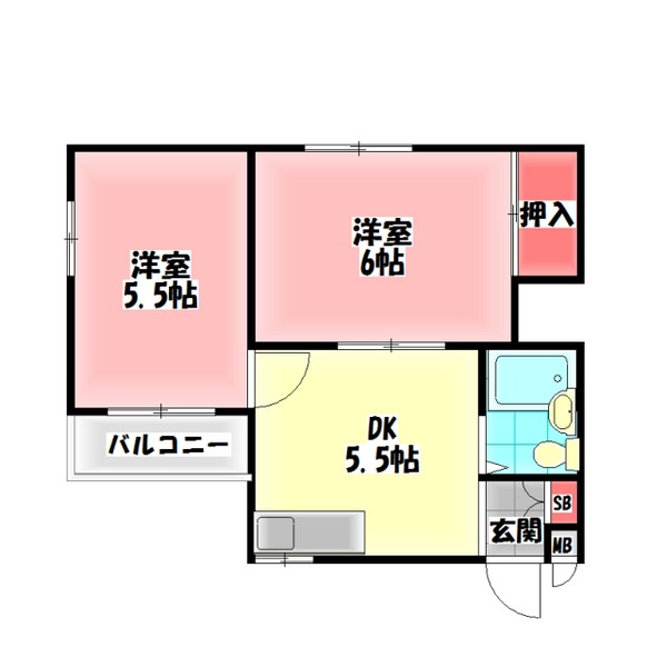 メイゾン・サンライフの間取り