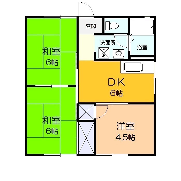 ビューテラスハイムＡの間取り