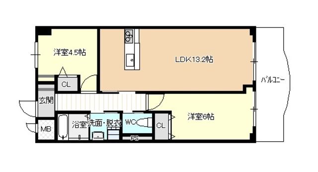 高杉ハイツ丹羽の間取り