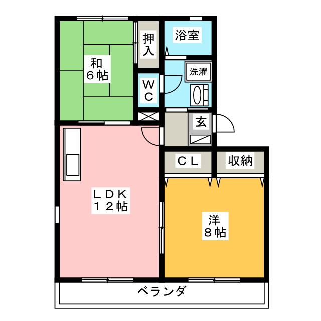 七郷パストラルの間取り