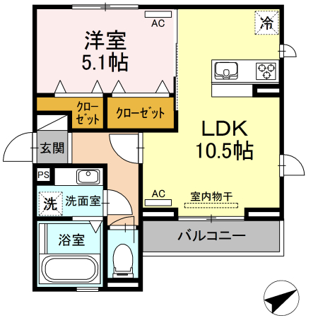 ラピス矢作の間取り