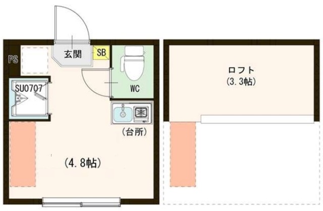 Sun Lotus 荻窪の間取り