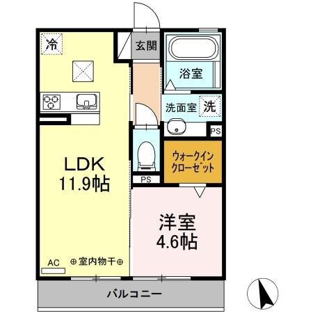 アミティエ(コトブキチョウ）の間取り