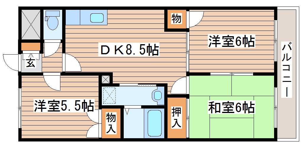 クリアスカイの間取り