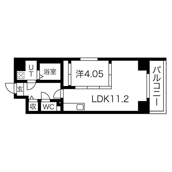 S-FORT北千種の間取り