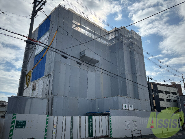 池田市石橋のマンションの建物外観