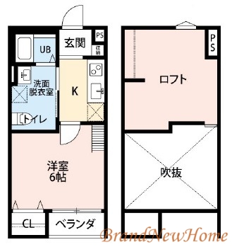 堺市堺区出島町のアパートの間取り