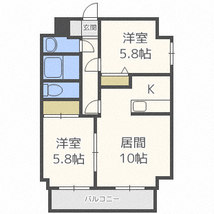 カインドＫの間取り