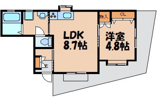 HEBELMAISON YONEKAWAの間取り