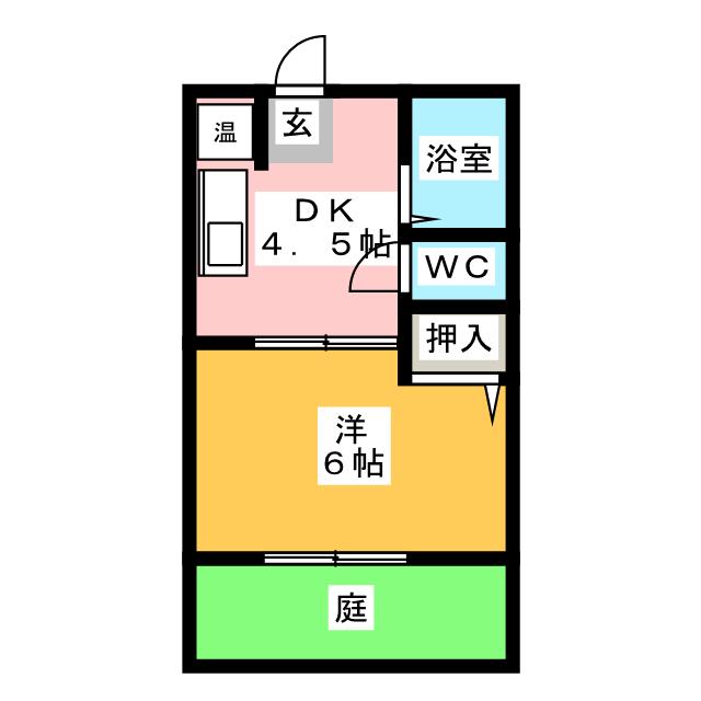 ロイヤルヒル山口　Ａ棟の間取り