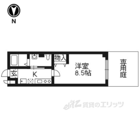 フラッティＫ＆Ｓの間取り
