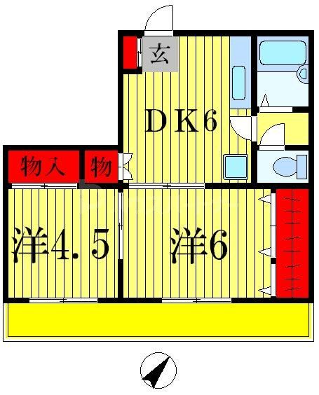 中川ビルの間取り