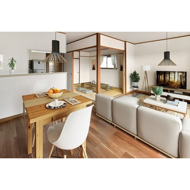 居室・リビング　【フォトステ】イメージ写真(床色要確認)