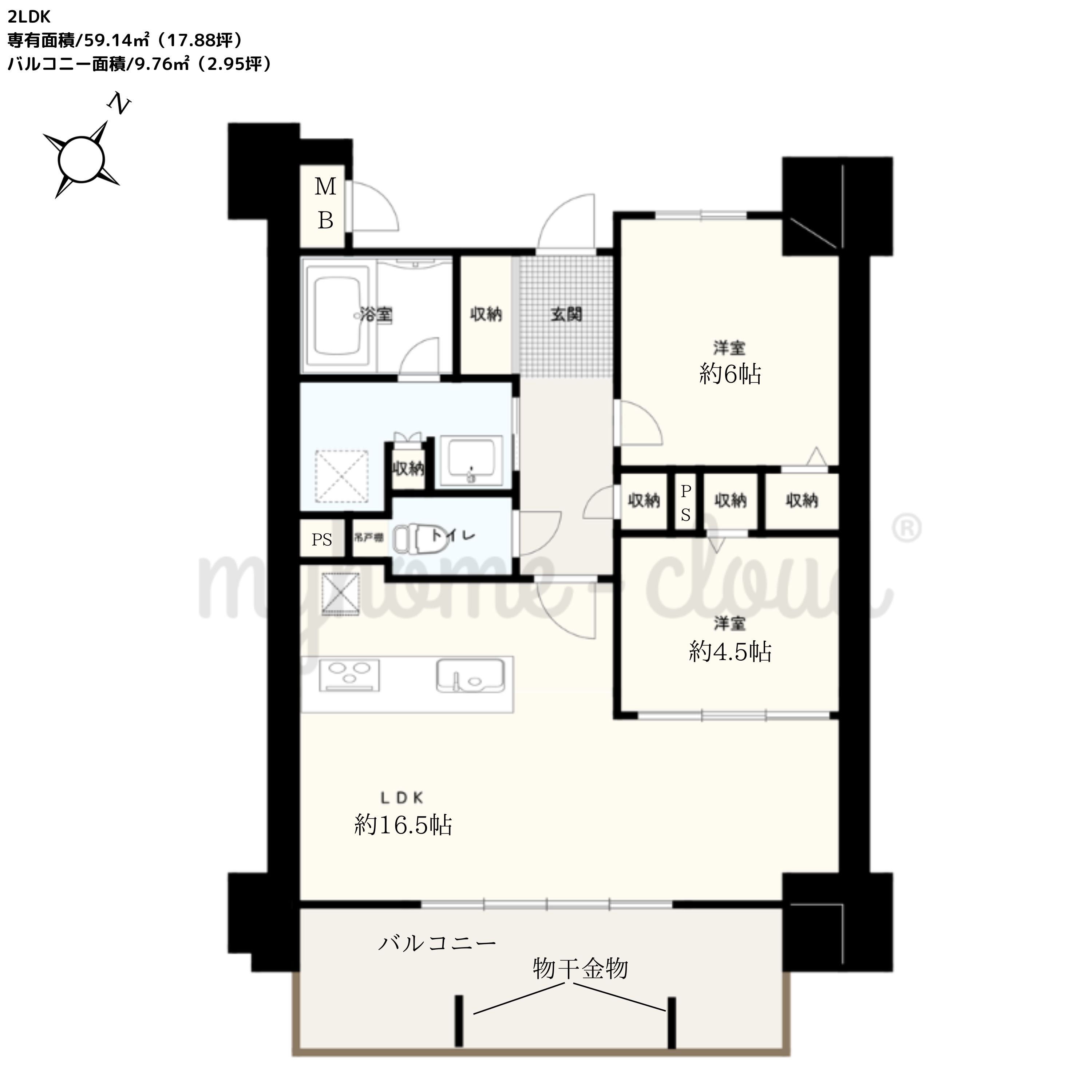 プレサンスロジェ宜野湾我如古ヴォールタワー_間取り_0