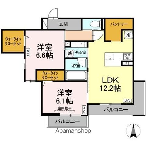 セレスティア中野上高田の間取り写真