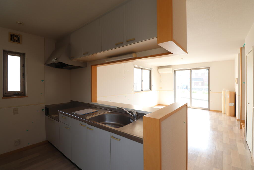 居室・リビング　カウンターキッチンからの眺めです！