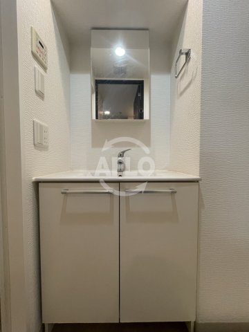 洗面設備　パークフラッツ野田阪神駅前　独立洗面台