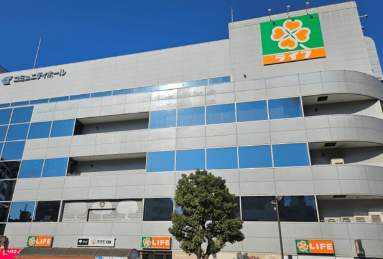 スーパー　ライフ篠崎店（スーパー）まで502m
