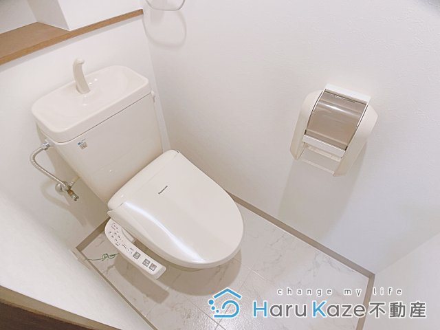 名鉄名古屋本線 本笠寺駅 徒歩5分 3階建 築29年のトイレ写真