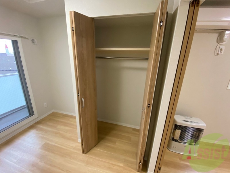 収納　収納もバッチリあるのでお部屋が片付きますよ！