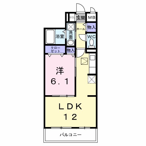 ローレルコート藤江駅前の間取り写真