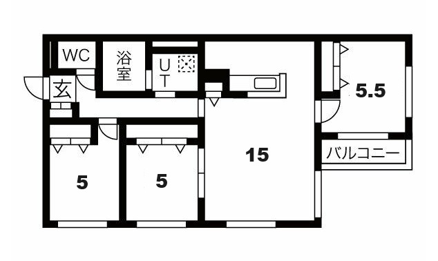 Ruan福住の間取り写真