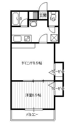 フィリー Cの間取り写真