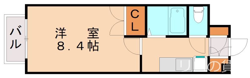 ＪＲ鹿児島本線 千早駅 徒歩11分 2階建 築28年の間取り写真
